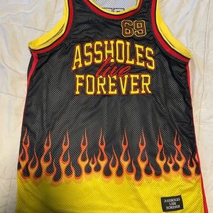 Assholes Live Forever Let’s 69 Medium Flame Jersey